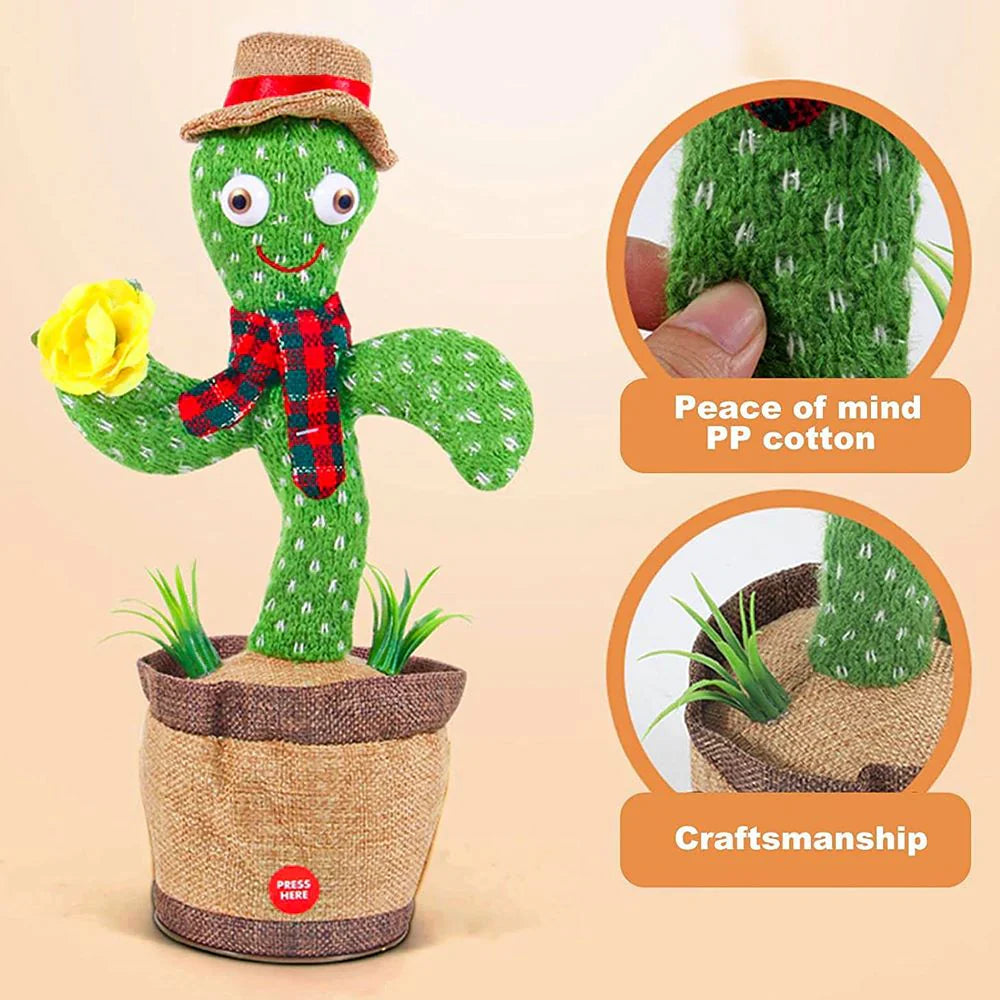Dancing Cactus Toy β Singing & Talking Plush with 120 Songs