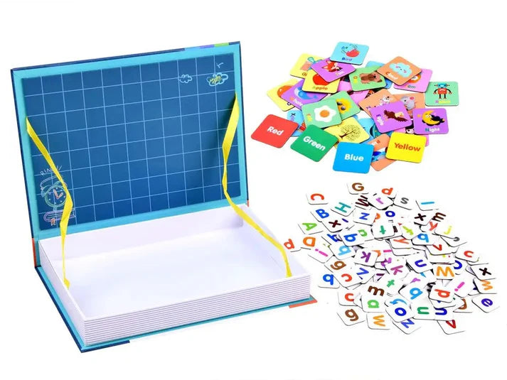 Magnetic Book | Piece Magnetic Puzzle Toy for Kids | Alphabets & Unicorn