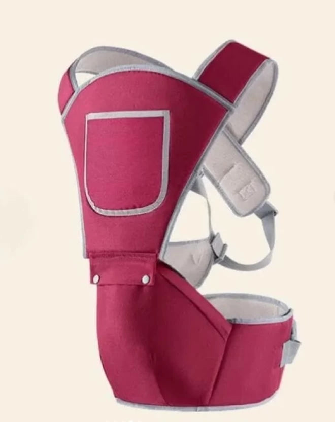 Baby Carrier with Detachable Hip Seat – & Breathable Design | Newborn to Toddler Support