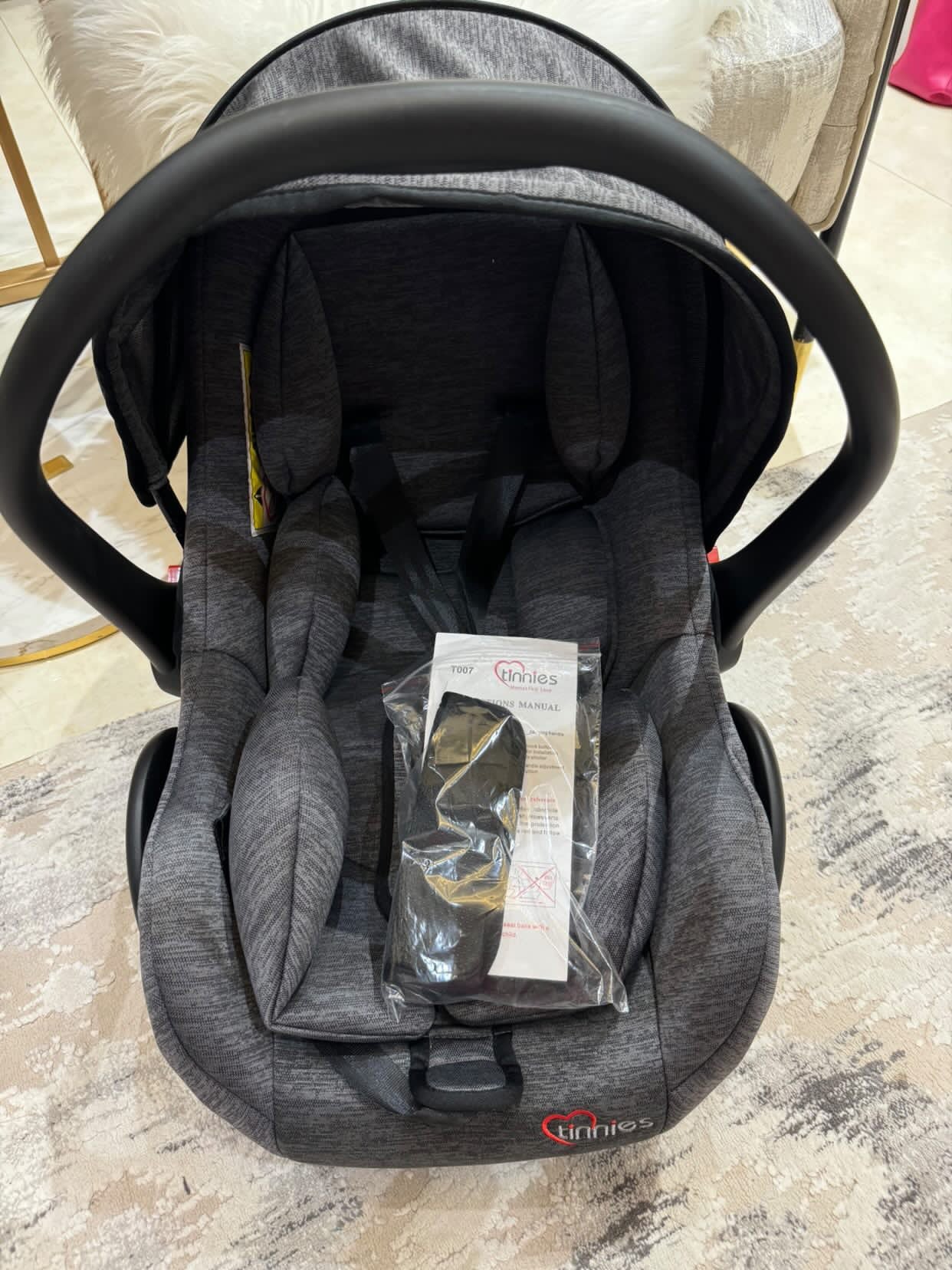 Baby Premium Infant Car Seat – Comfortable, Portable & Secure | Three Colors Available