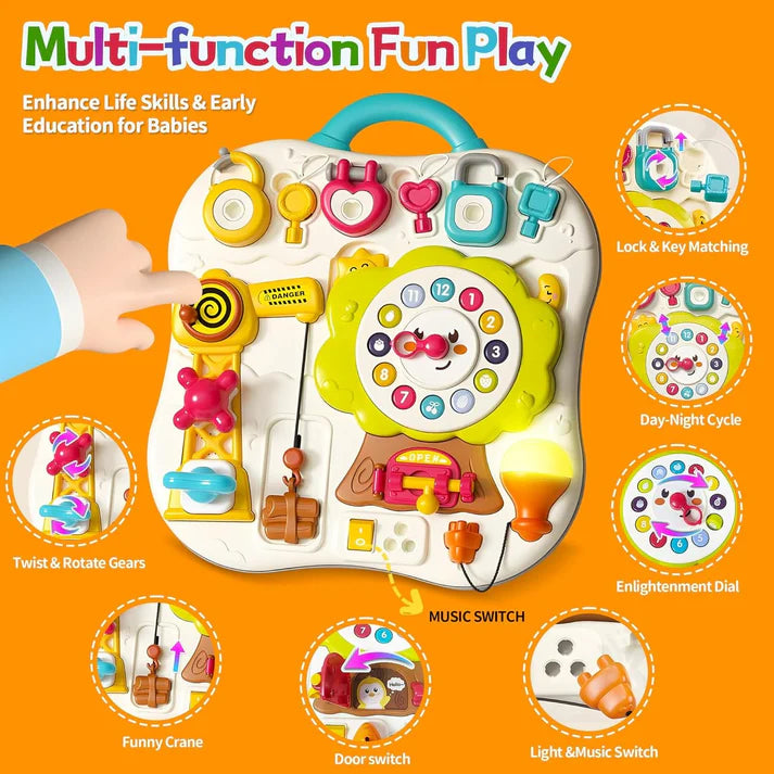 Baby's First Activity Cube - 13-in-1 Montessori Toy