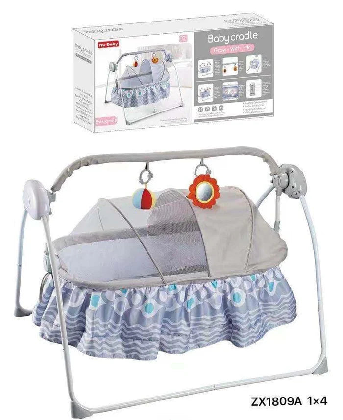 Baby Cradle Electric Rocking Bassinet with Remote Control