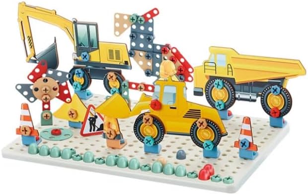 Creative Mosaic Puzzle Set 5-in-1 Building & Design Kit (334 Pcs) - Magic Plate