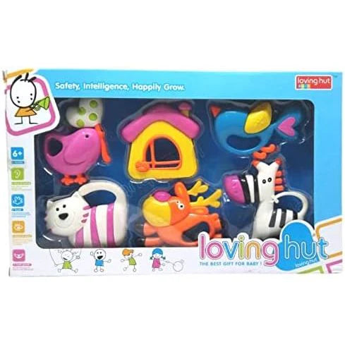 Loving Hut Baby Rattle Toy Set – Safe & Colorful Toys for Infants (6+ Months)
