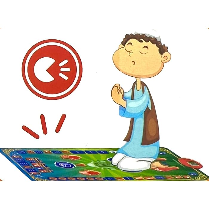 Kids Salah Mat – Educational Prayer Mat with Voice Guidance & Learning