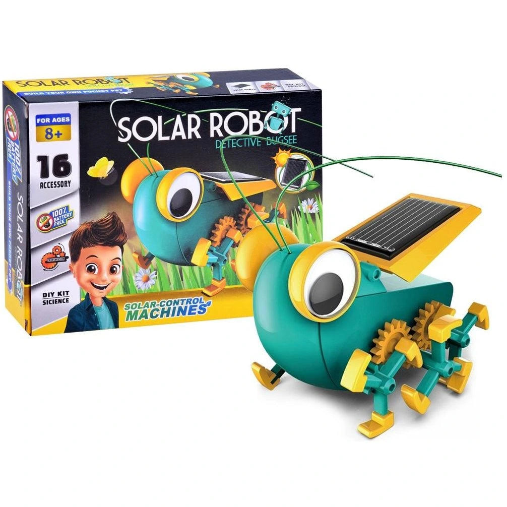 Solar Robot Detective Kit STEM Science DIY Building Toy