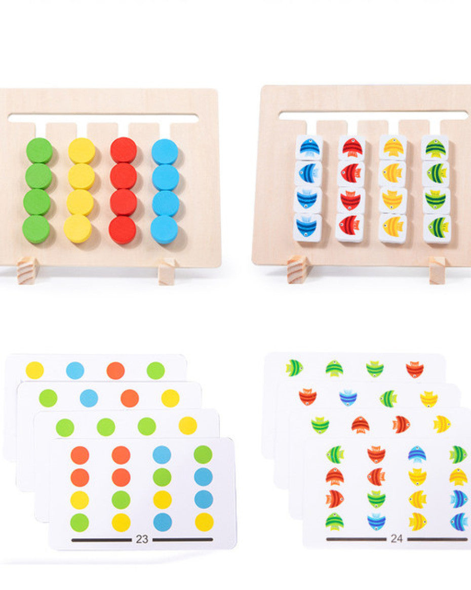 Advanced Position Matching Puzzle Game – Wooden Cognitive Toy for Kids