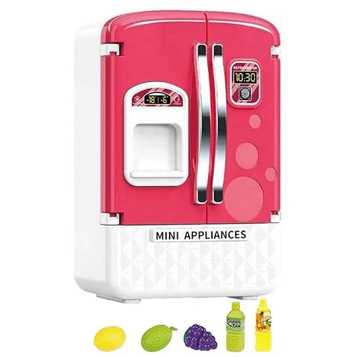 Mini Refrigerator Toy – 2-Door Pretend Play Fridge for Kids