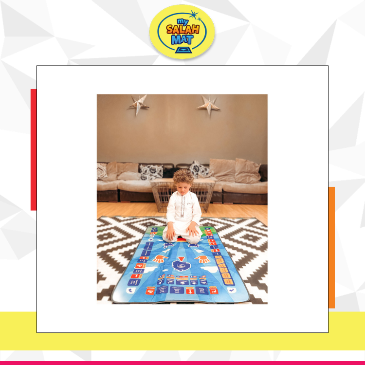 Kids Salah Mat – Educational Prayer Mat with Voice Guidance & Learning