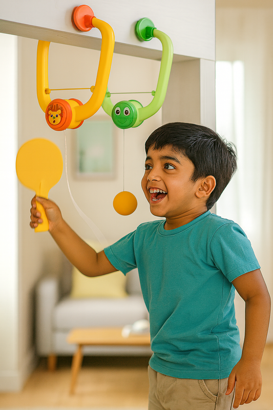🏓 Hanging Ping Pong Game Set – Stress-Free Indoor Fun for Kids!