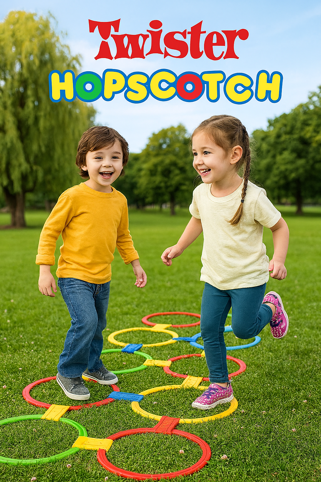 Twister Hopscotch Game Indoor & Outdoor Active Play