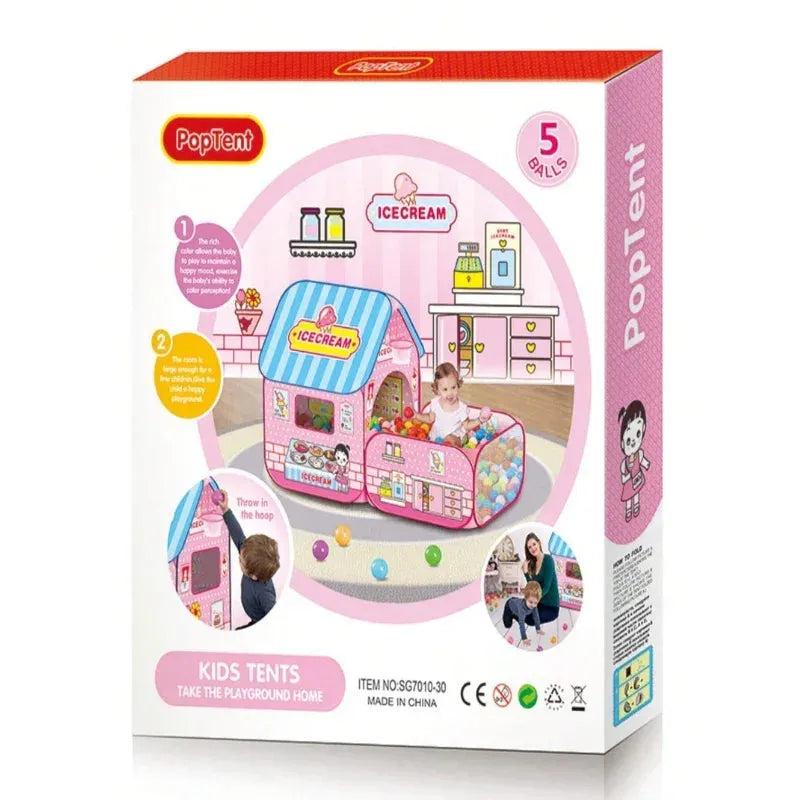 Ice-cream Indoor Educational Play Tent House for Kids – Activity Space
