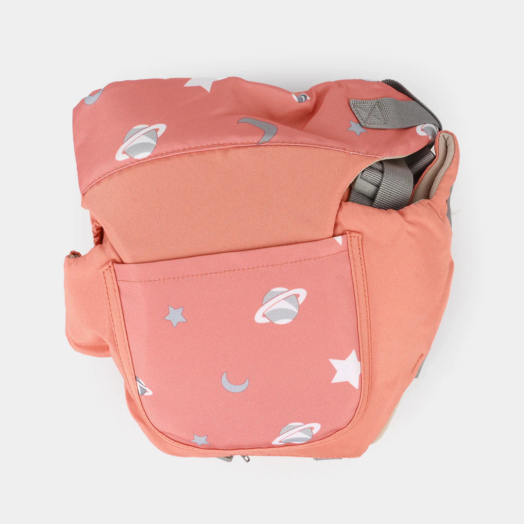 EasyWear 3-in-1 Baby Carrier with Detachable Hip Seat | Ergonomic & Comfortable | Pink Colors
