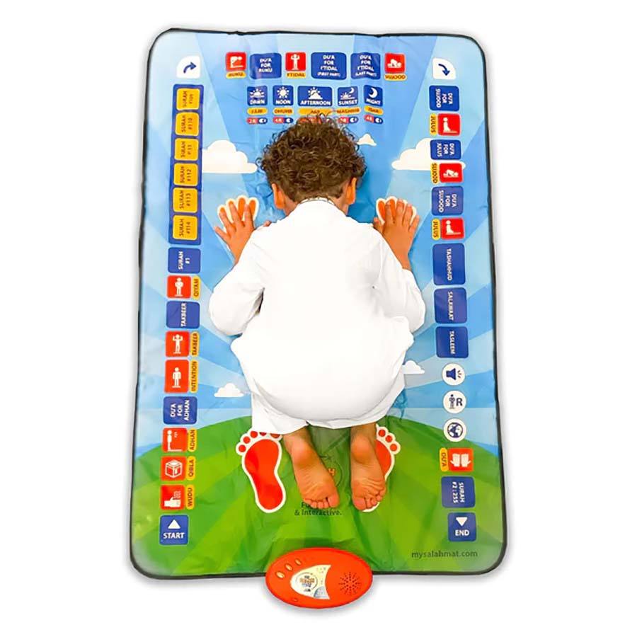 Kids Salah Mat – Educational Prayer Mat with Voice Guidance & Learning