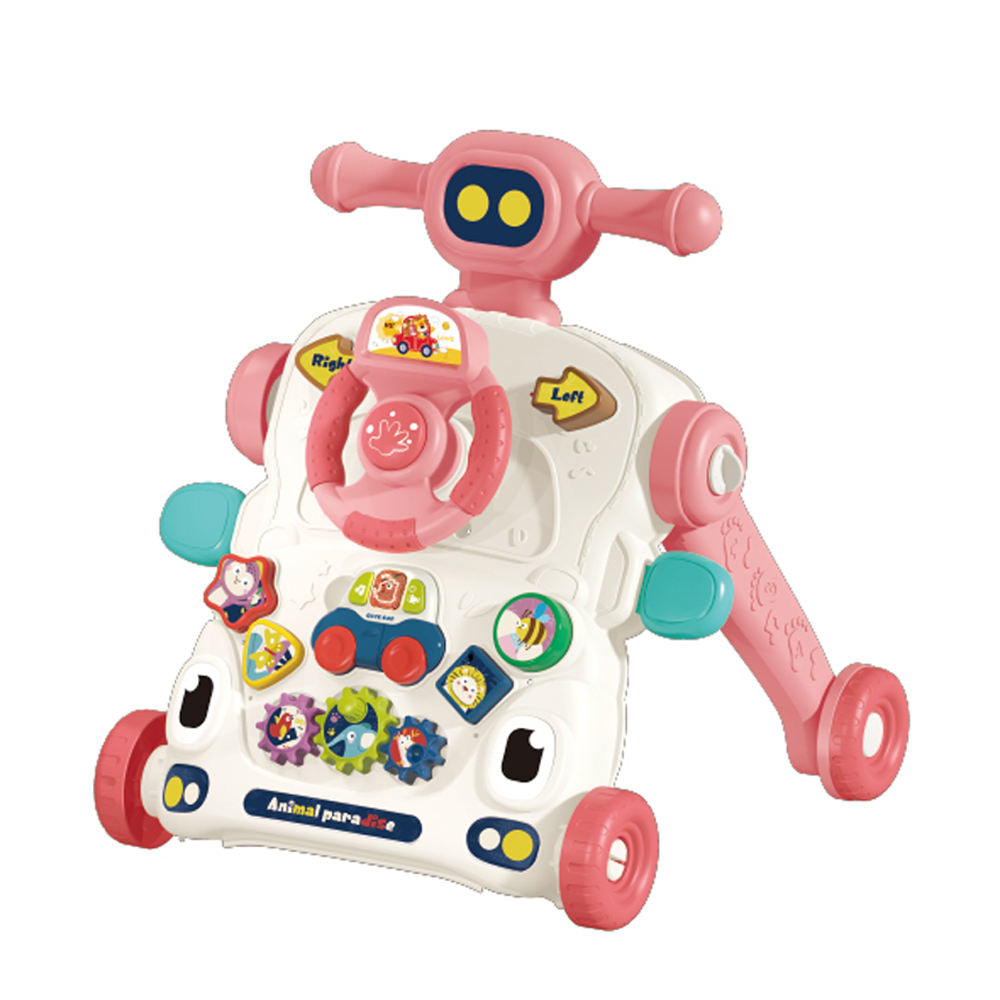 3-in-1 Multifunctional Baby Walker & Activity Center – Musical Steering Toy