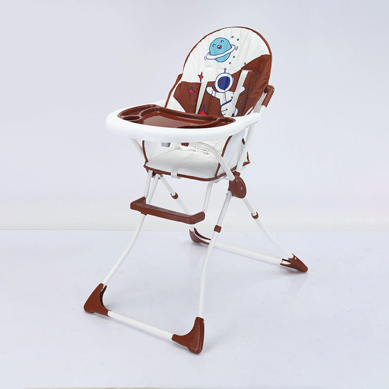 Baby Feeding High Chair – Foldable with Tray & Footrest | Space Astronaut Design