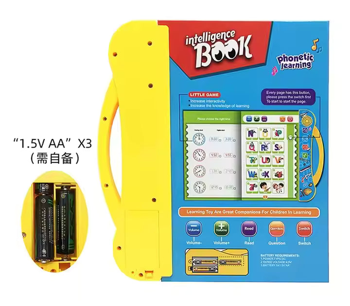 Interactive Talking Book for Kids – Phonics, Nursery Rhymes & Learning Activities (With Pen)