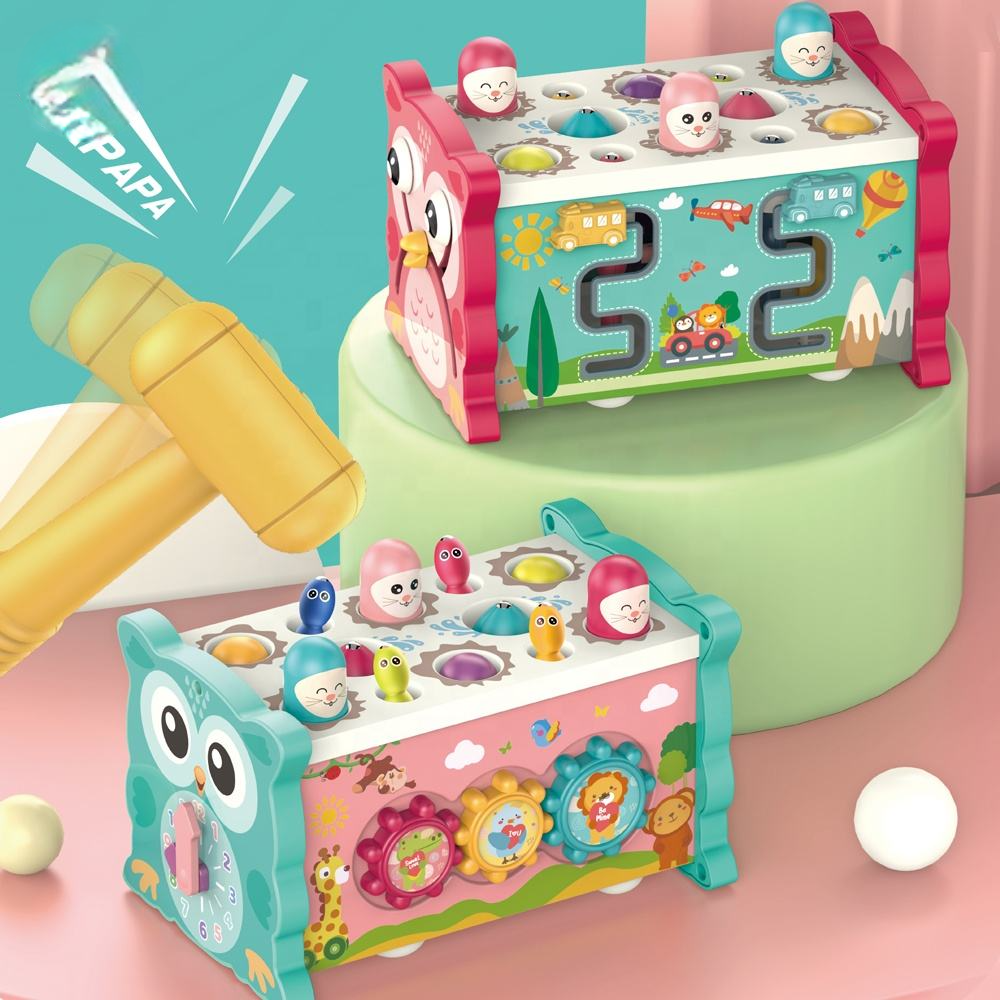 Multifunction 6 Sides Plastic Busy Box Child Activity Cube Educational for Children