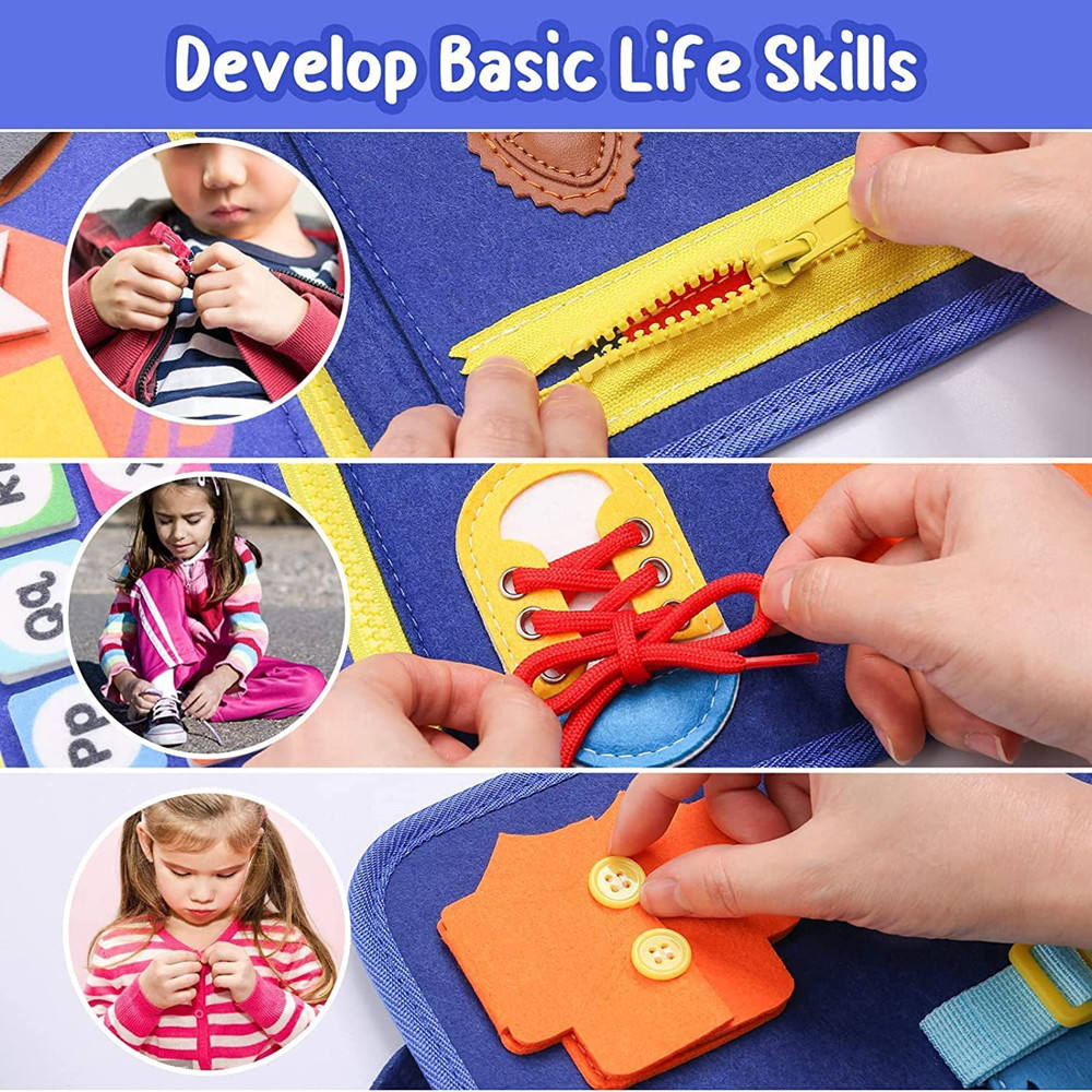 Busy Bag/ Busy Book - Activity for Kids (8 Pages)