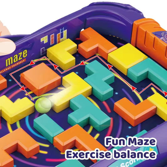 3D Tilt Maze Puzzle Game – Interactive Handheld Brain Teaser for Kids & Adults