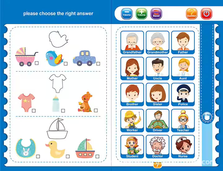 Interactive Talking Book for Kids – Phonics, Nursery Rhymes & Learning Activities (With Pen)