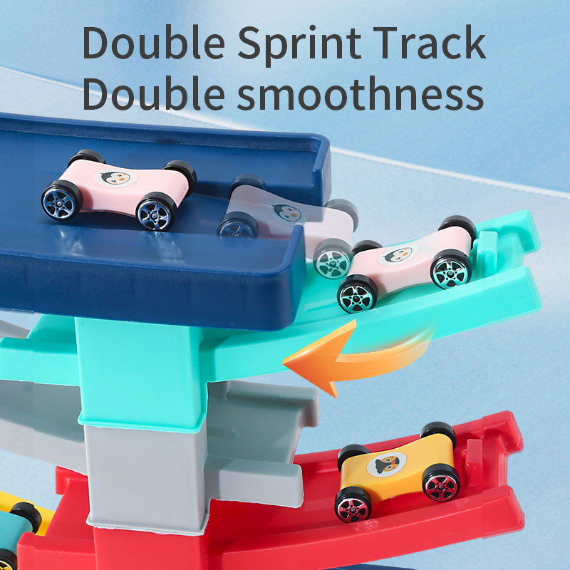 DIY Rolling Track Tower 56 Pcs Assembly Set