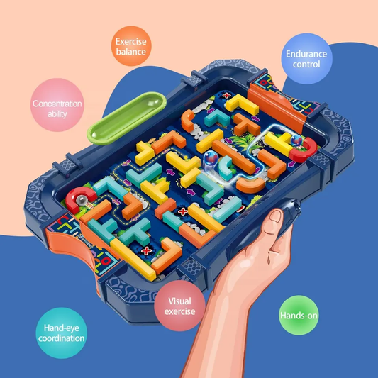 3D Tilt Maze Puzzle Game – Interactive Handheld Brain Teaser for Kids & Adults