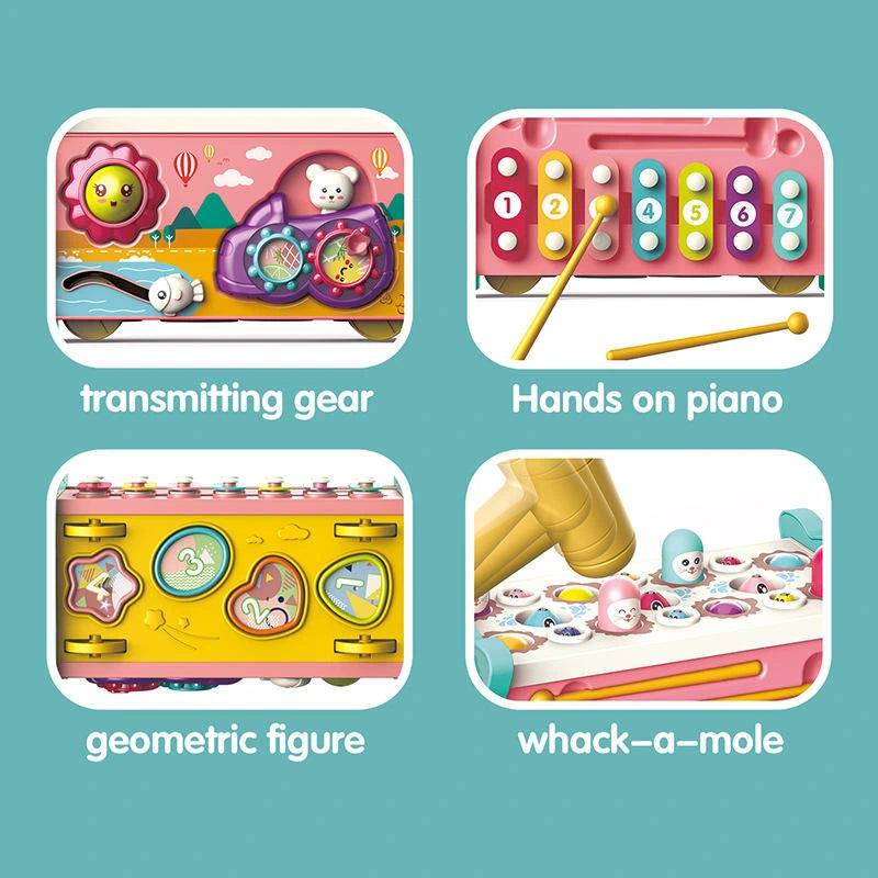 Multifunction Plastic Busy Box 8 sides and (Bigger size)