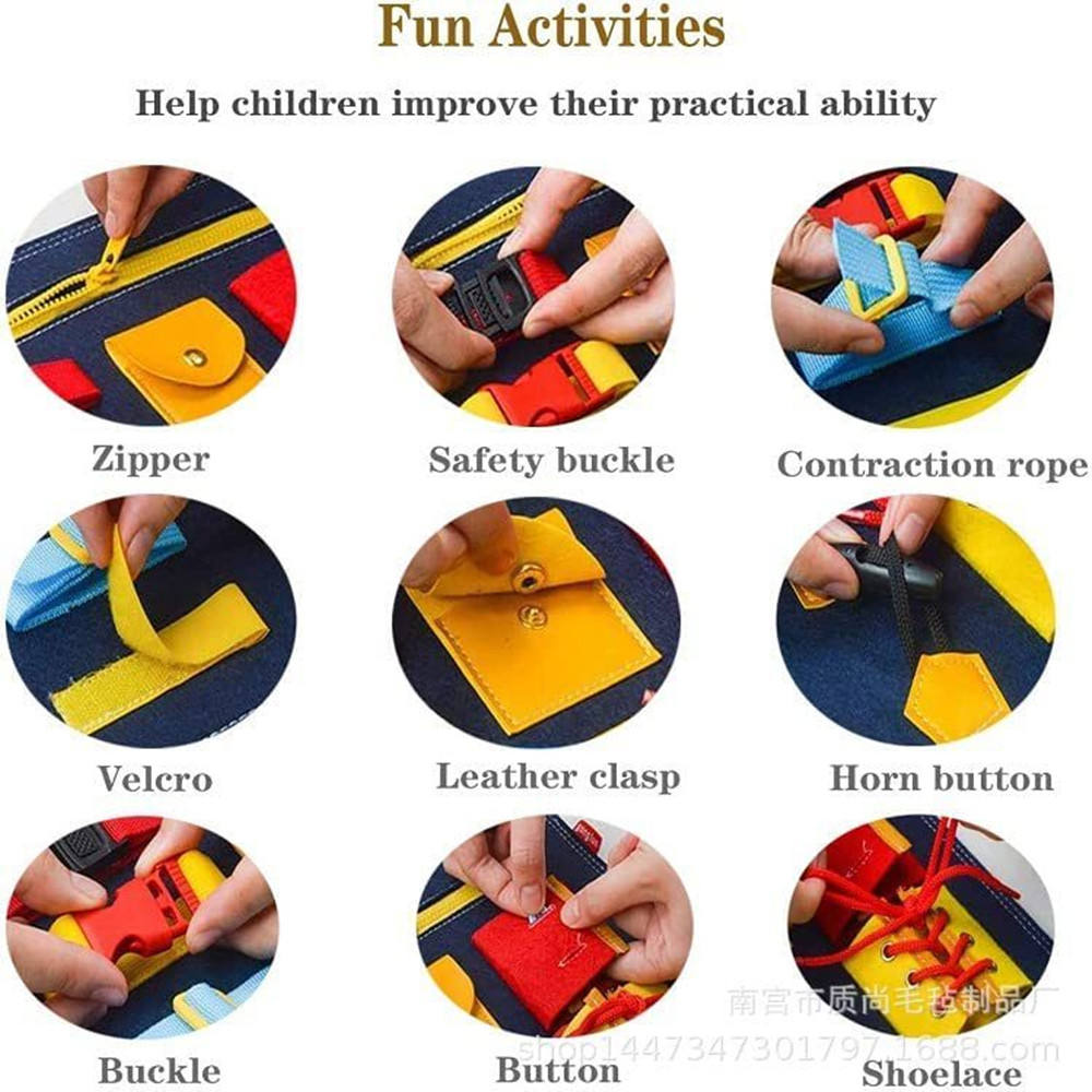 Busy Bag/ Busy Book - Activity for Kids (8 Pages)