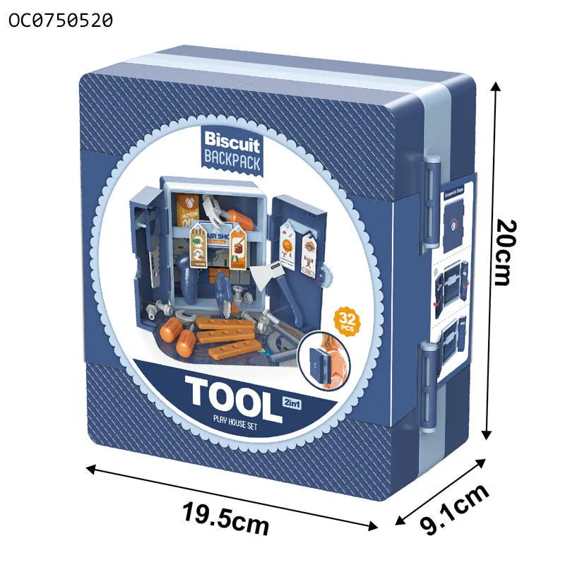 Kids Engineering Tool Set 30 Pcs Pretend Play Kit
