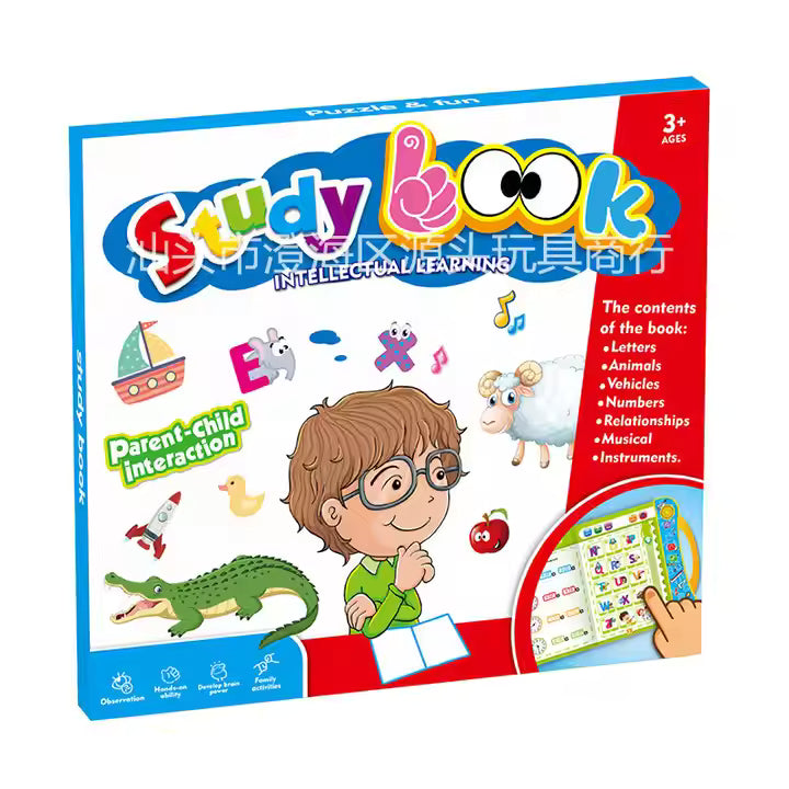 Interactive Talking Book for Kids – Phonics, Nursery Rhymes & Learning Activities (With Pen)