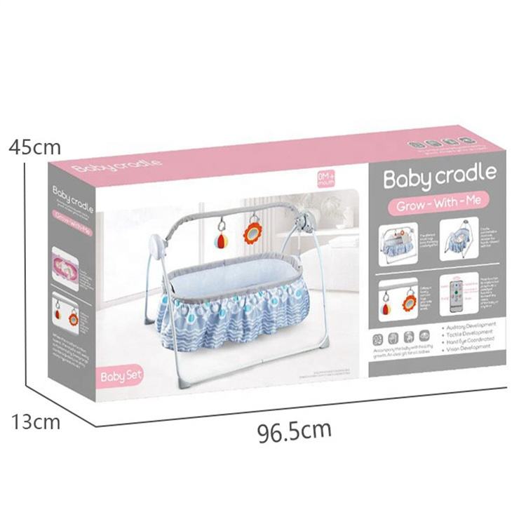 Baby Cradle Electric Rocking Bassinet with Remote Control