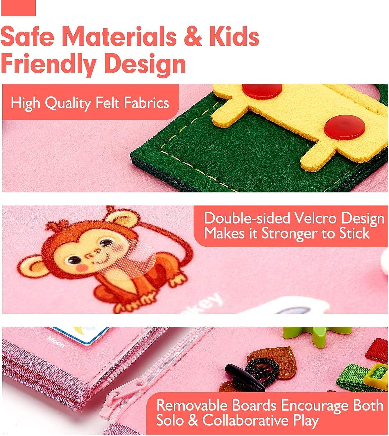 Busy Book - Activity for Kids (8 Pages)/ (10Pages)