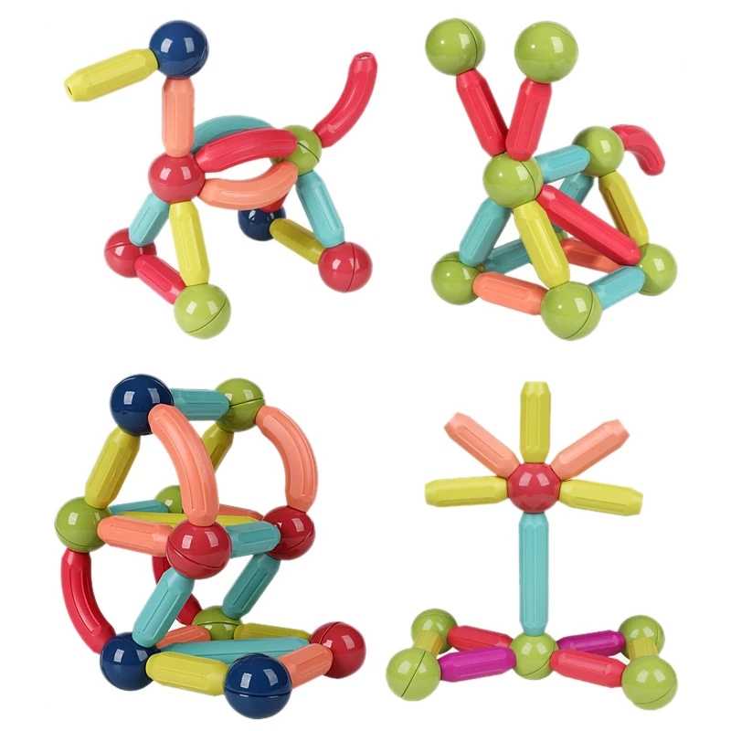 Magnet Stick & Link 64 Pcs Building Set