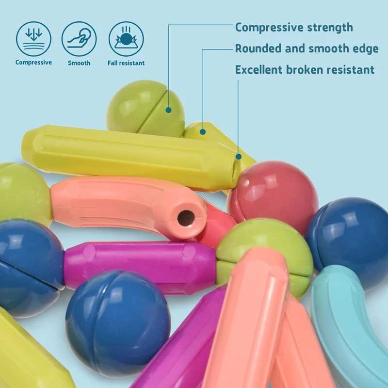 Magnet Stick & Link 64 Pcs Building Set