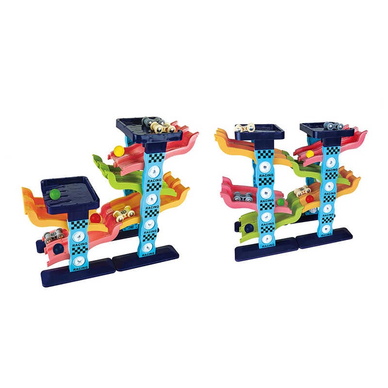 DIY Rolling Track Tower 56 Pcs Assembly Set