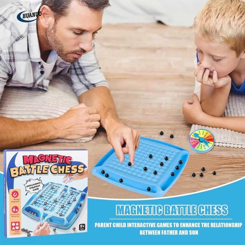 Magnetic Chess Dual Game set (Thunder Puzzle Chess Set)