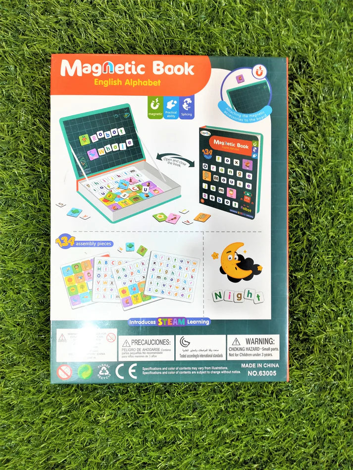 Magnetic Book | Piece Magnetic Puzzle Toy for Kids | Alphabets & Unicorn