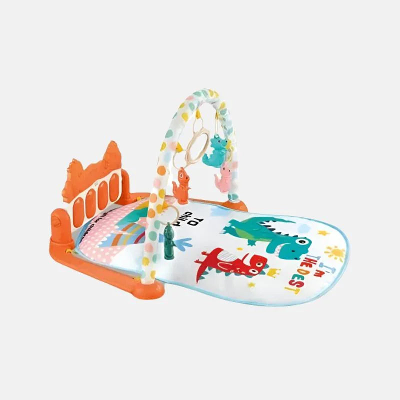 Baby Play with Music, Hanging Toys, and Colorful Dinosaur Design for Infant Development