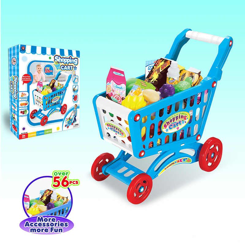 Kids Shopping Cart Playset + Fruit & Veggies Cutting Pack 2 Deal 5