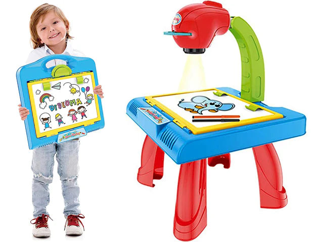 Intelligent Projector Table Toys Kids Drawing Board