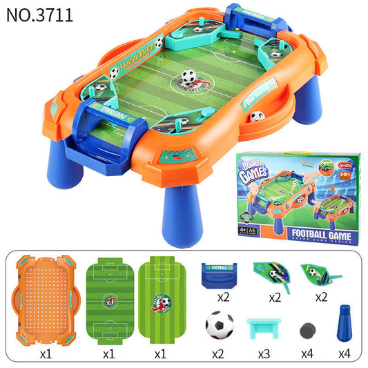 2-in-1 Tabletop Football Game Set for Kids – Mini Soccer Board Game with Accessories
