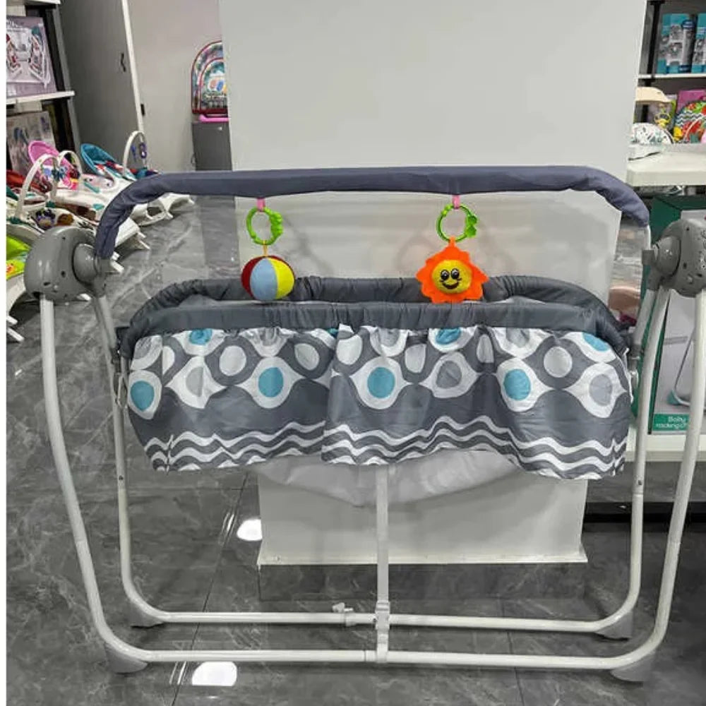 Baby Cradle Electric Rocking Bassinet with Remote Control