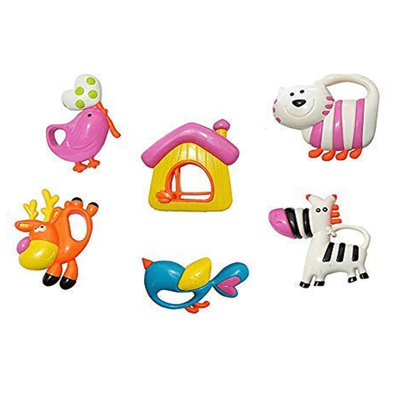 Loving Hut Baby Rattle Toy Set – Safe & Colorful Toys for Infants (6+ Months)
