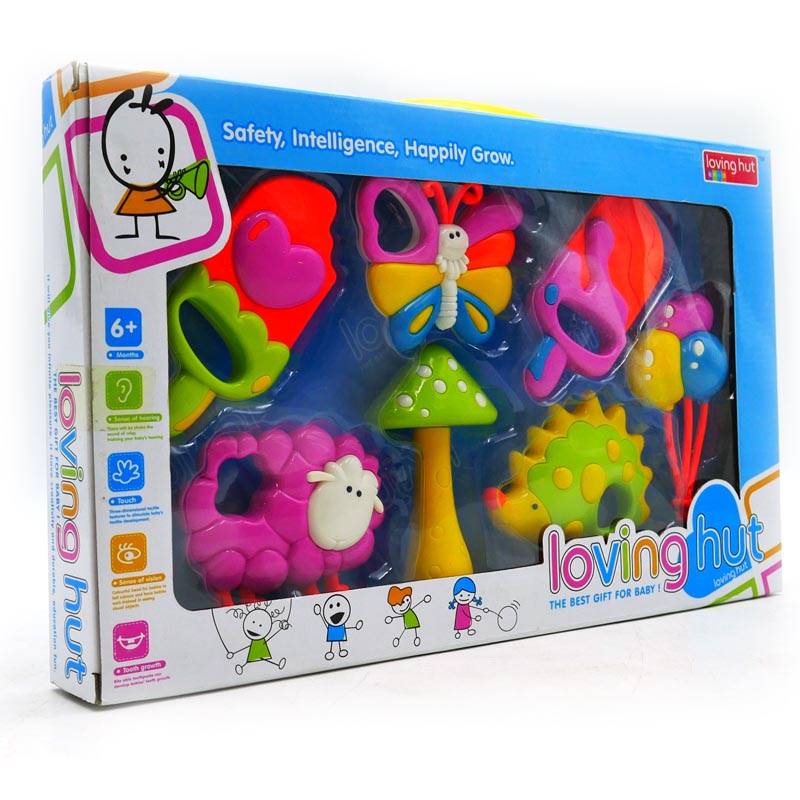 Loving Hut Baby Rattle Toy Set – Safe & Colorful Toys for Infants (6+ Months)