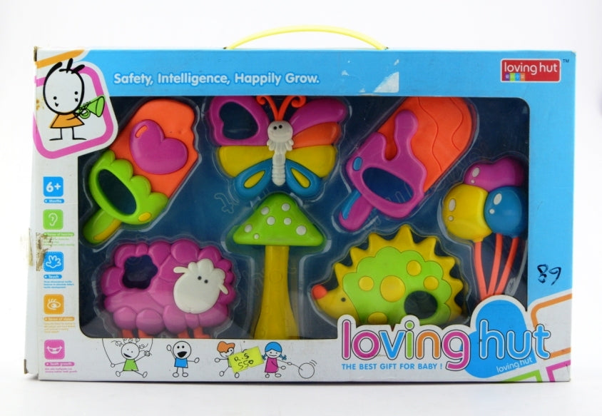 Loving Hut Baby Rattle Toy Set – Safe & Colorful Toys for Infants (6+ Months)