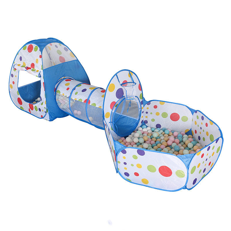 3-in-1 Kids Play Tent with Tunnel & Ball Pit – Pop-Up Indoor/Outdoor Adventure Set