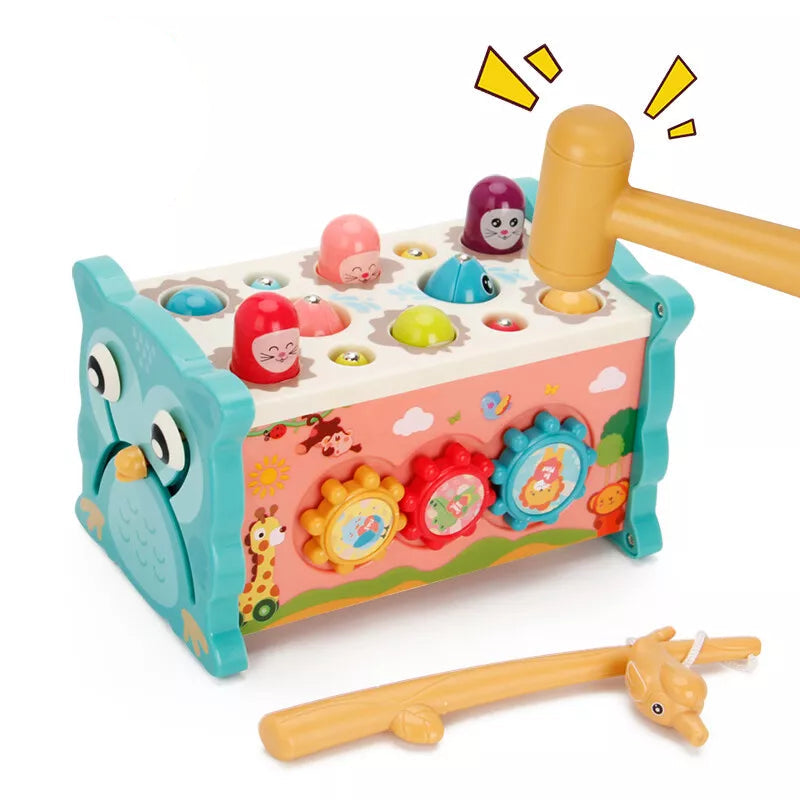 Multifunction 6 Sides Plastic Busy Box Child Activity Cube Educational for Children