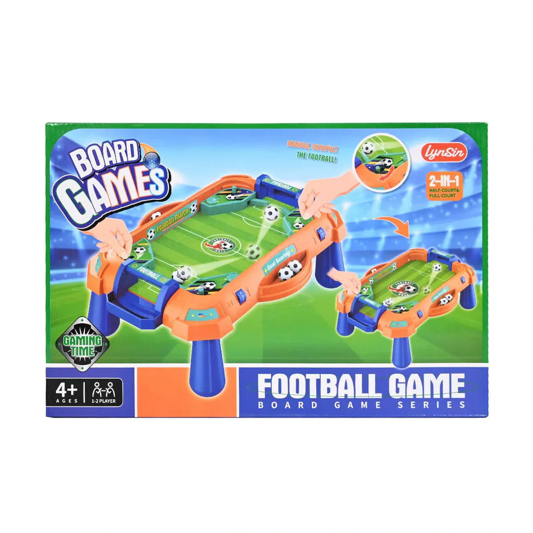 2-in-1 Tabletop Football Game Set for Kids – Mini Soccer Board Game with Accessories