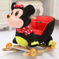 2-in-1 Plush Animal Rocking Chair with Wheels –  Minnie Mouse Character Designs